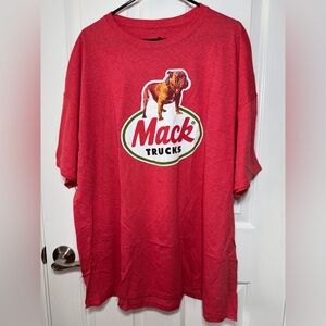 NEW Mack Trucks Men's Red Short Sleeve Tee